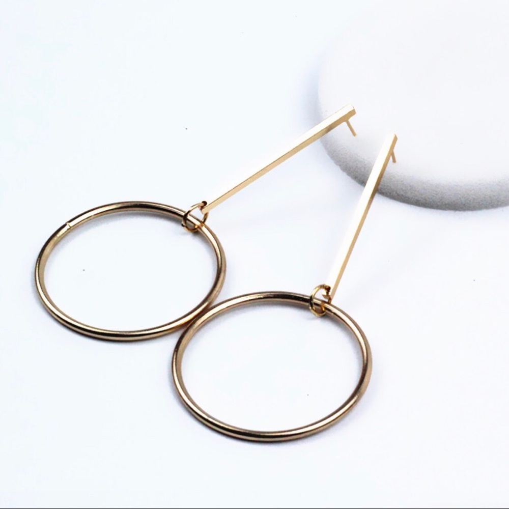 Dangle Hoop Earrings